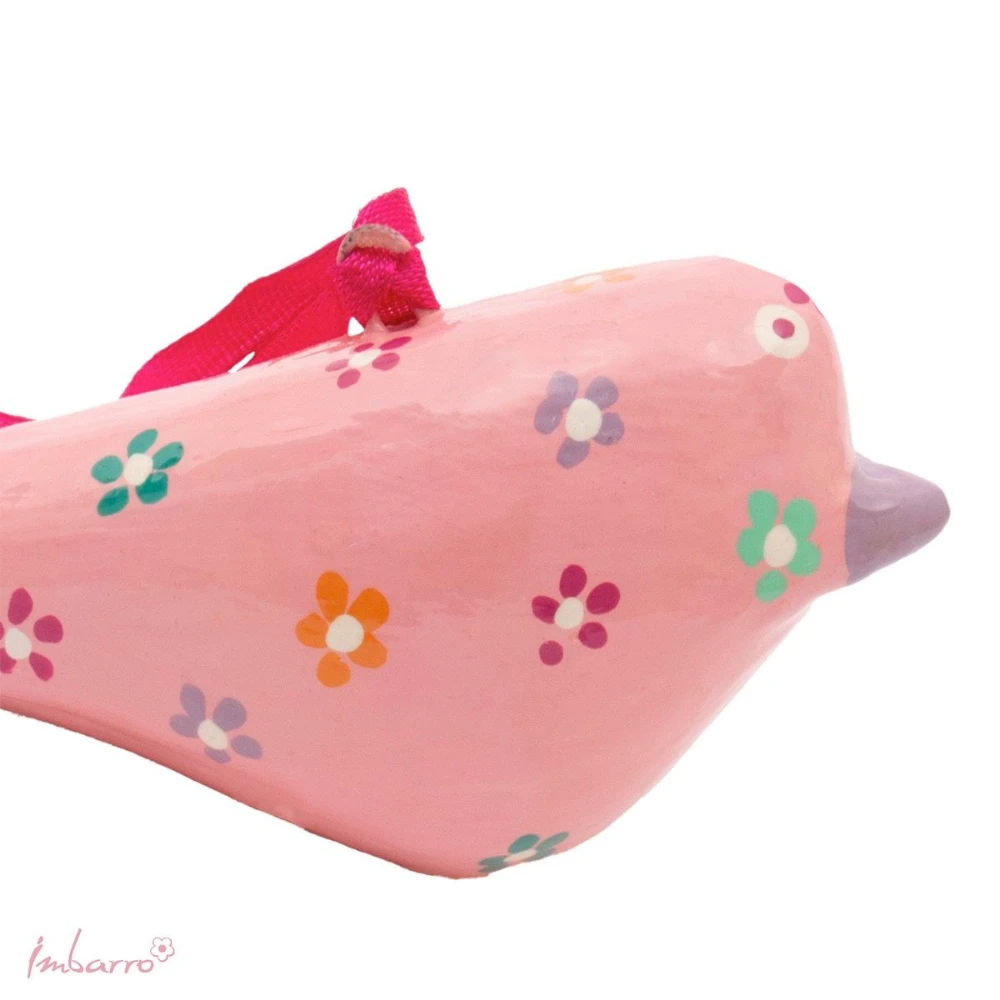 Hanger vogel Flower Pink