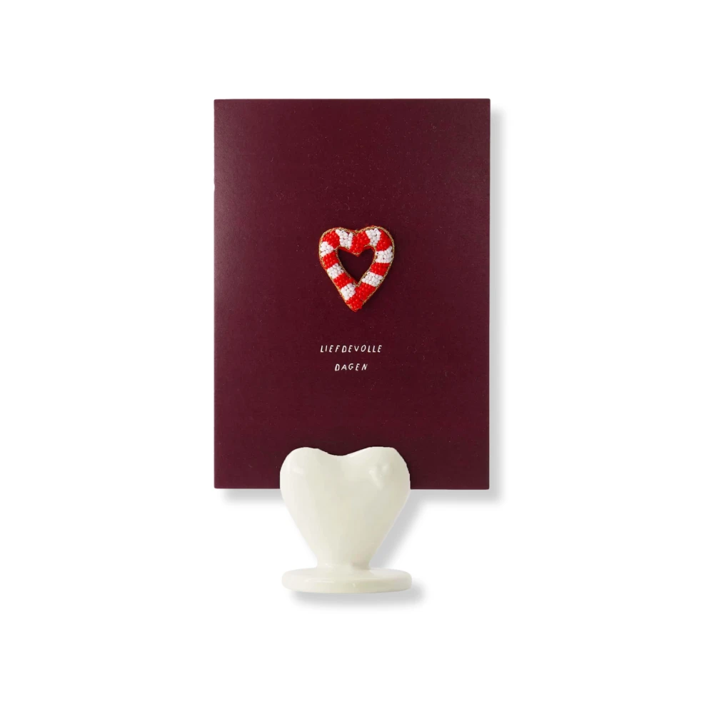 kaartenstandaard keramiek hartje