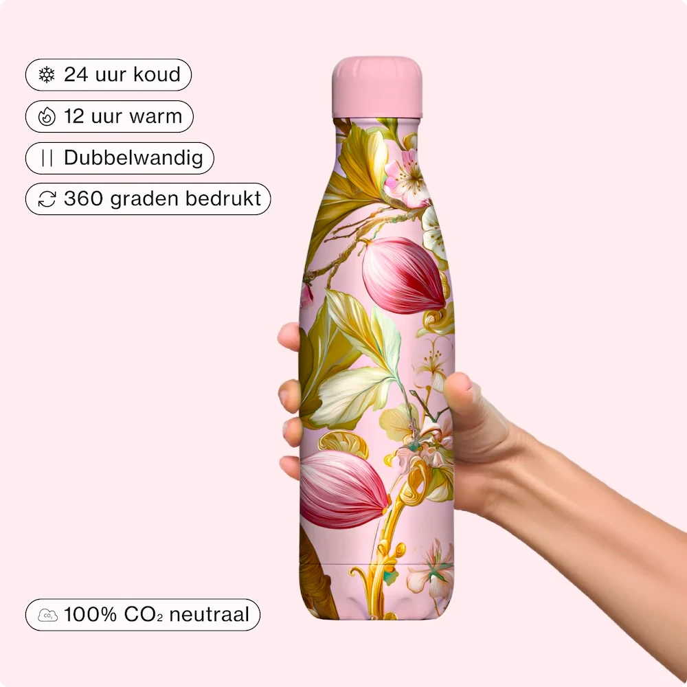 Thermosfles fico rosa
