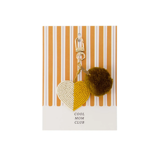 ansichtkaart tashanger Pompon hart cool mom club