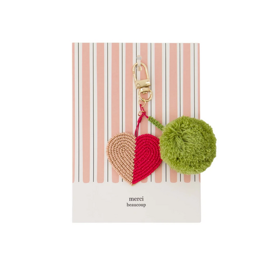 ansichtkaart tashanger Pompon hart merci beaucoup