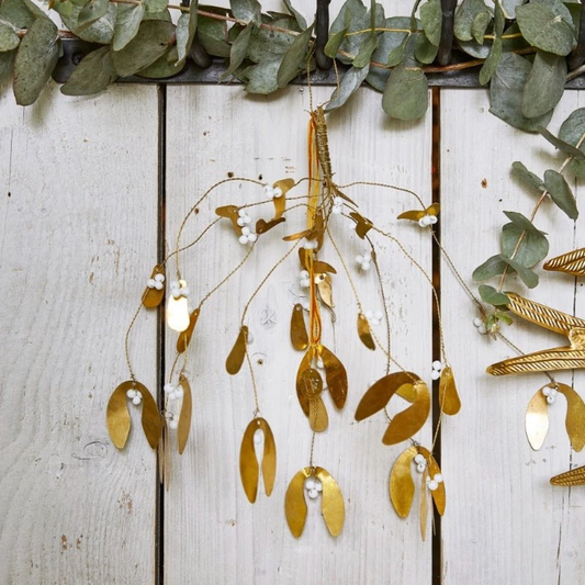 hanger maretak met parels
