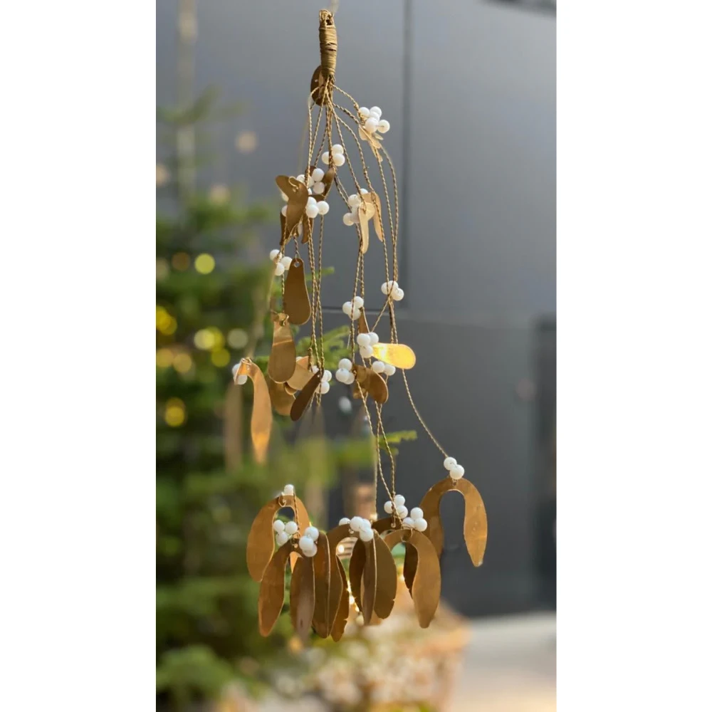 hanger maretak met parels