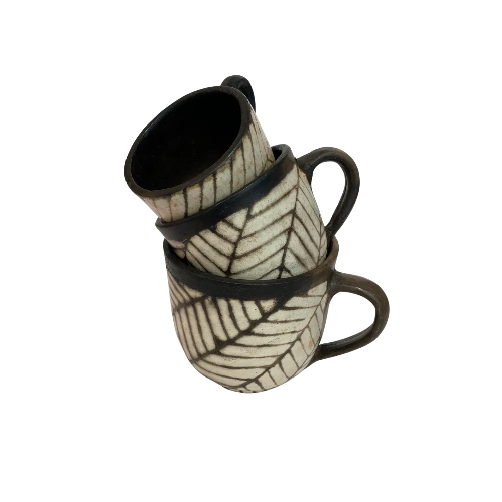 espresso kopje met oor visgraat