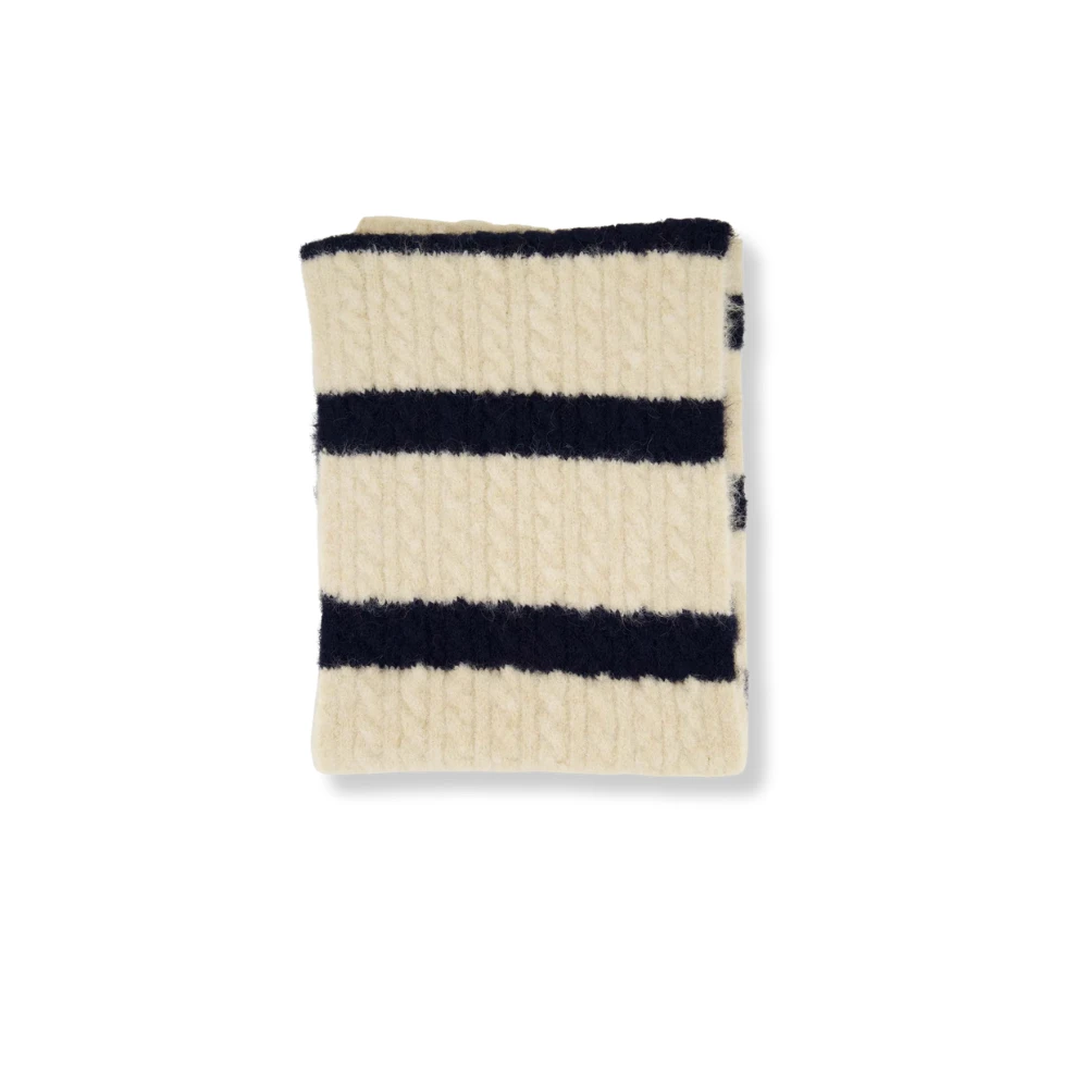 gebreide sjaal met kabels