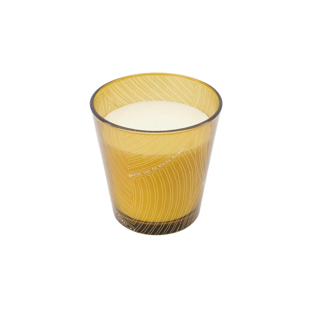 geurkaars glas gevlochten patroon geniet