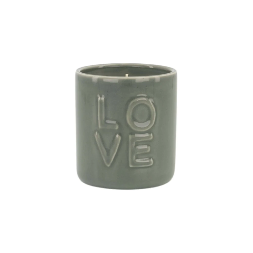 geurkaars keramiek love
