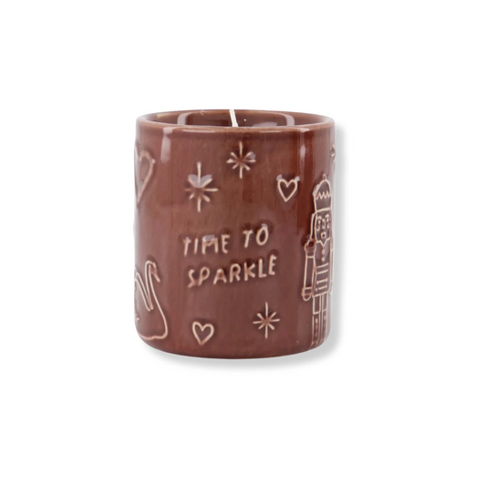 geurkaars keramiek time to sparkle