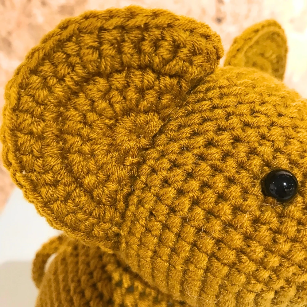 Gewoon Griet olifant gehaakt