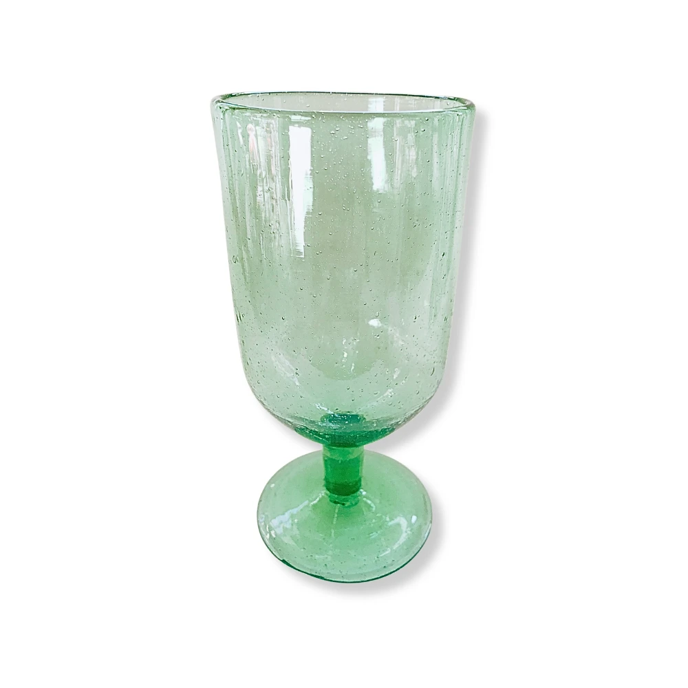 glas op voet gerecycled