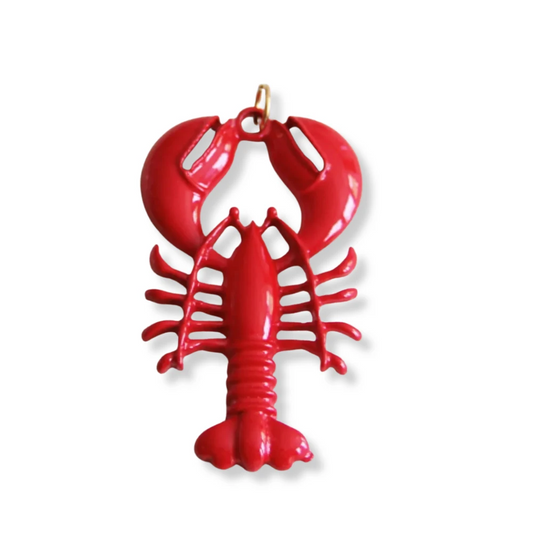 hanger kreeft voor ketting natuursteen