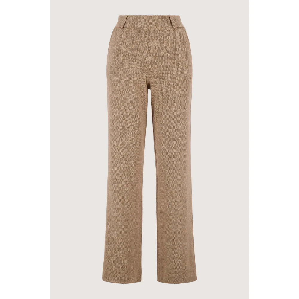 herringbone trousers with stretch