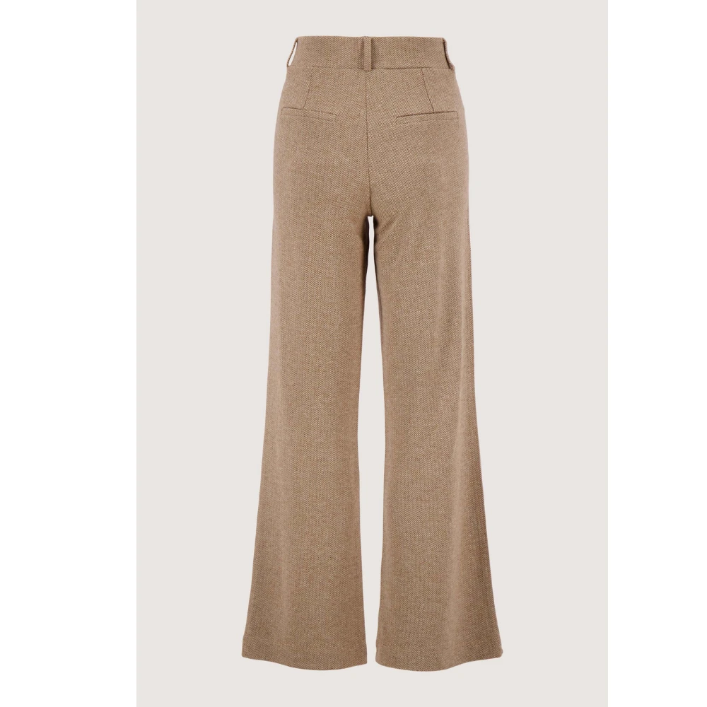 herringbone trousers with stretch