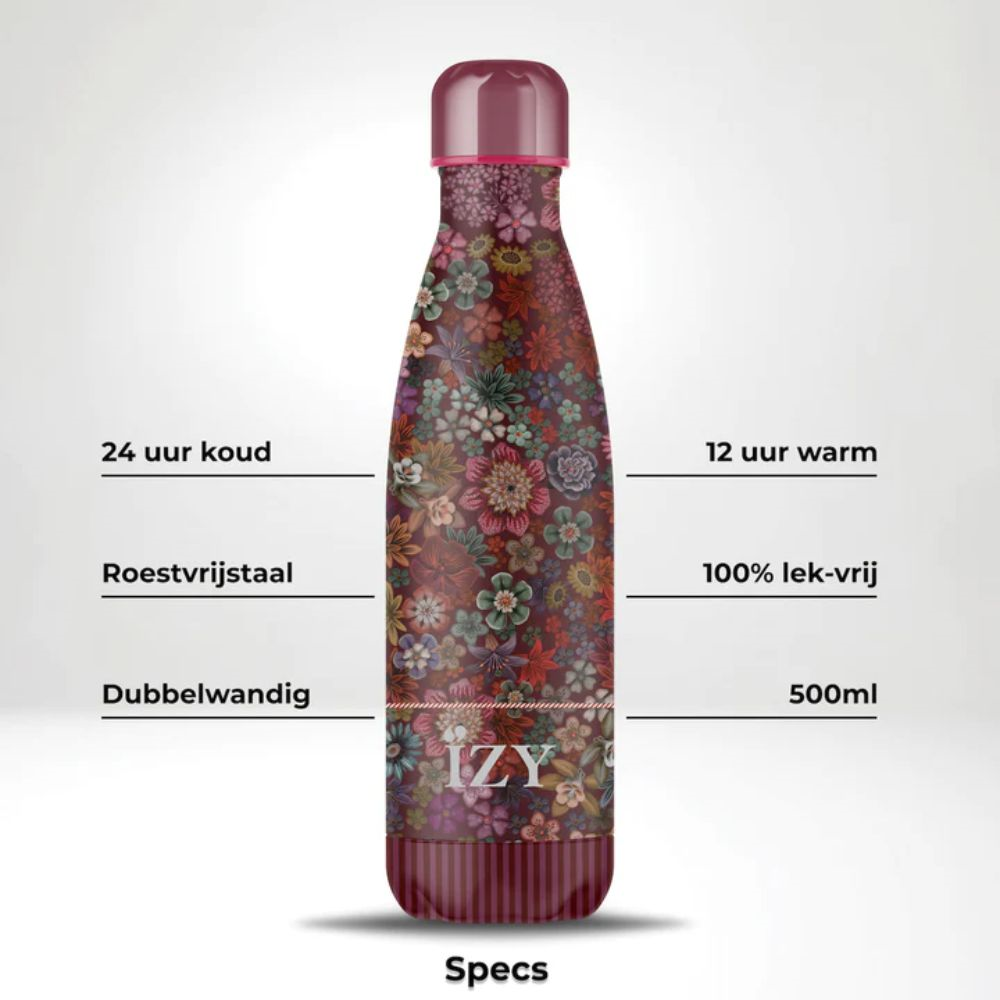izy bottles thermos fles tutti i fiore