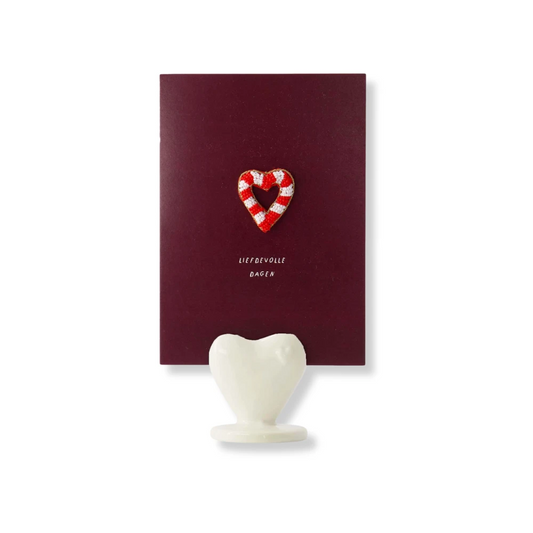 kaartenstandaard keramiek hartje