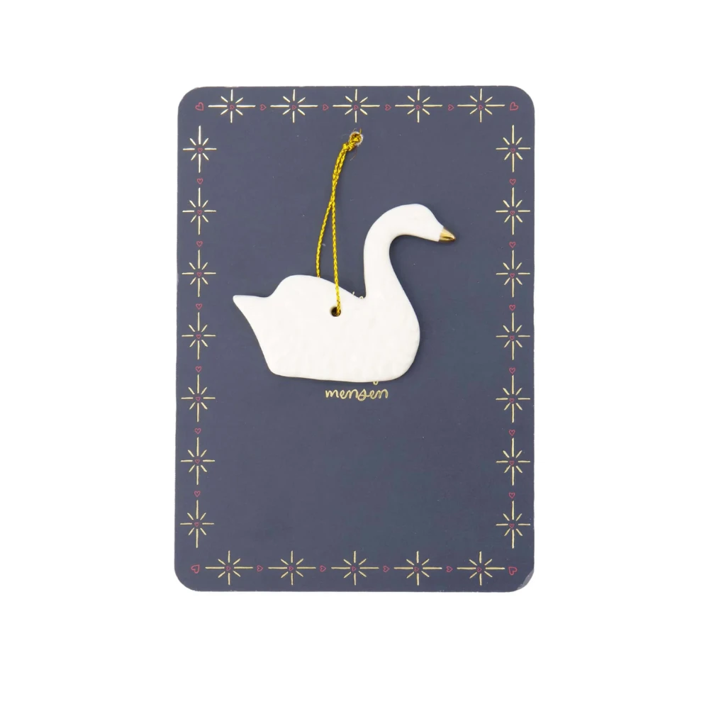 kersthanger keramiek zwaan