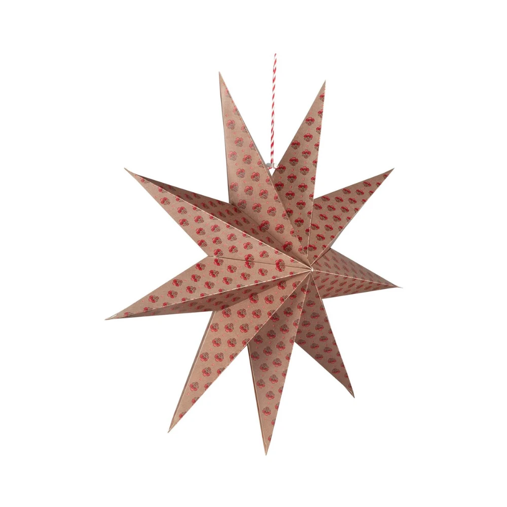 Kerstster papier Jaipur flower