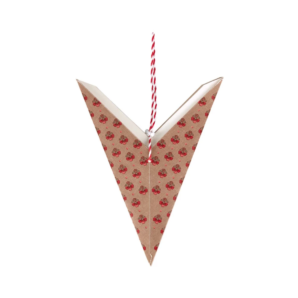 Kerstster papier Jaipur flower