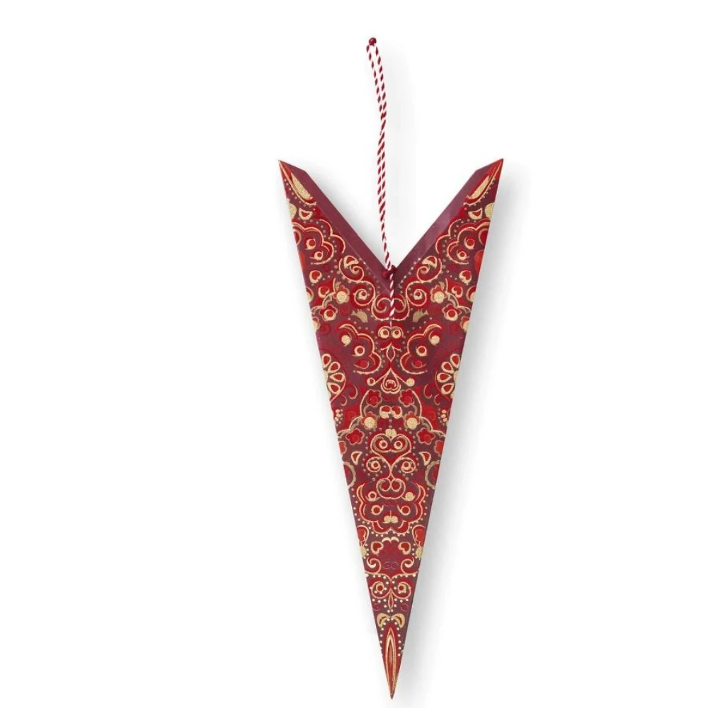 Kerstster papier overall  print
