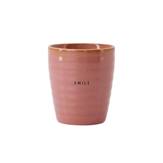koffiemok smile burgundy