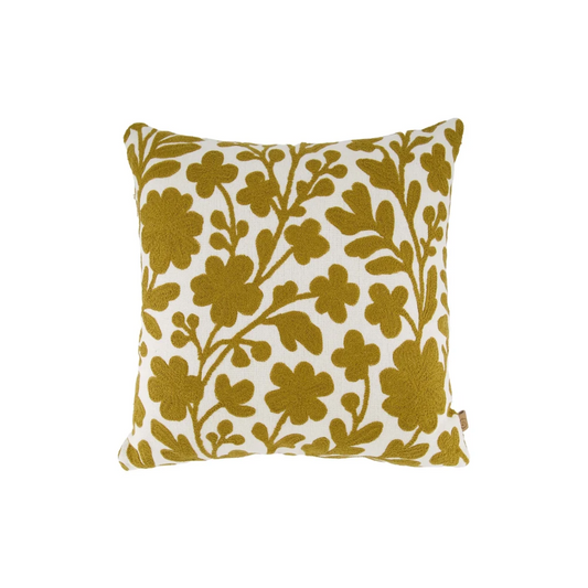 Kussen bloemen embroidery