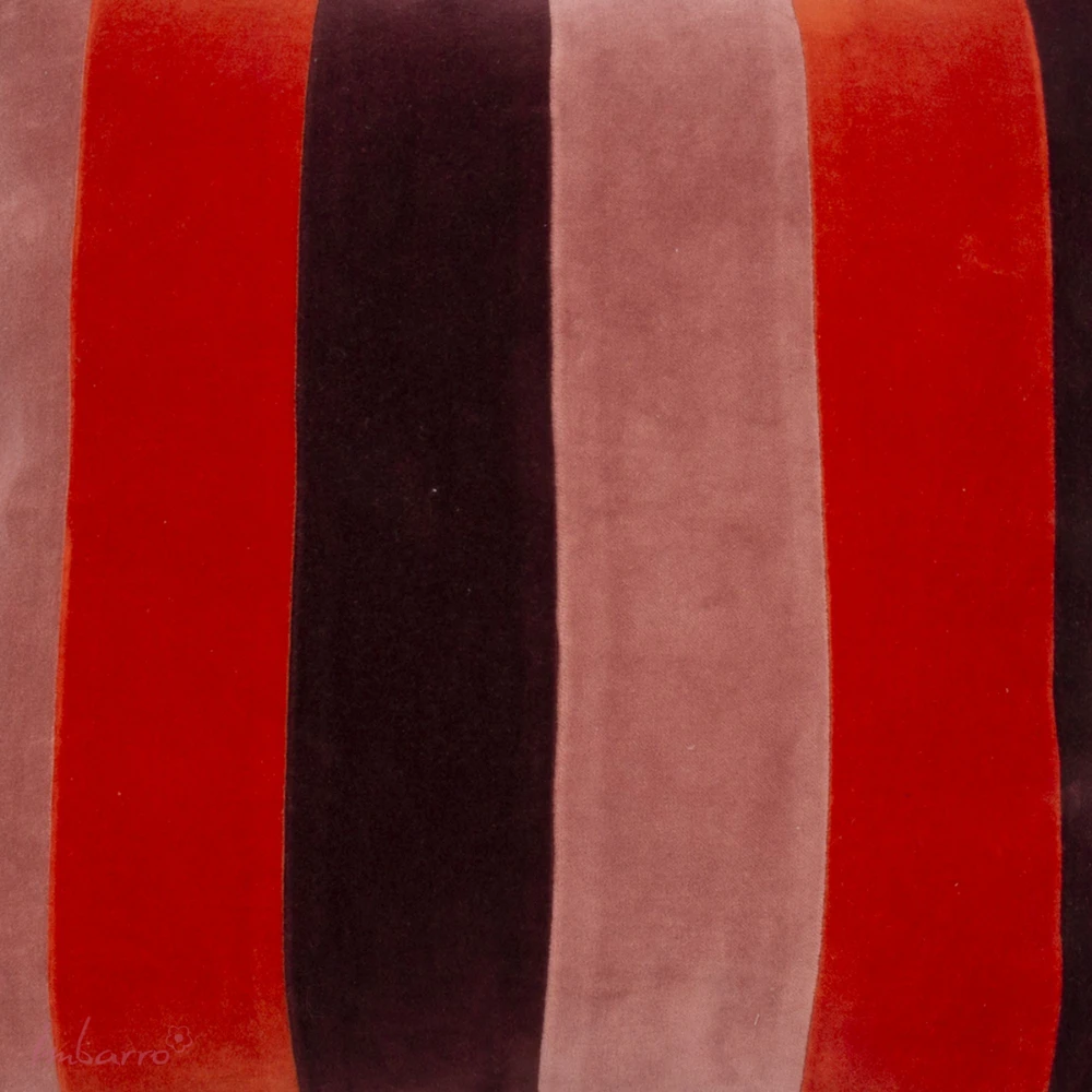 Kussen Lala Stripe Burgundy