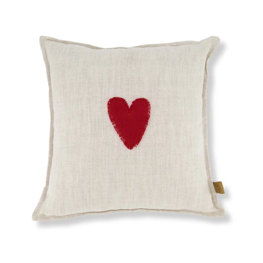 kussen rood  hartje