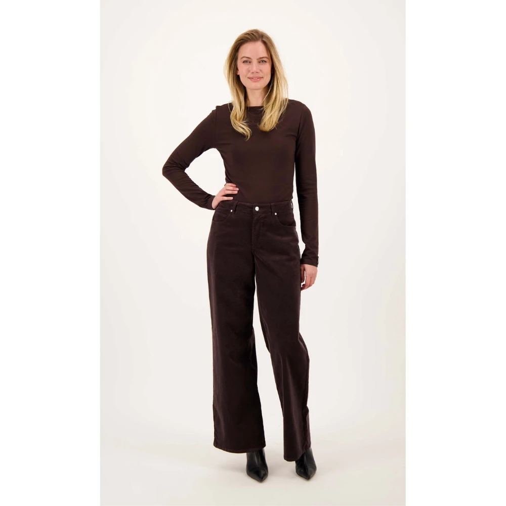 long sleeve boat neck top