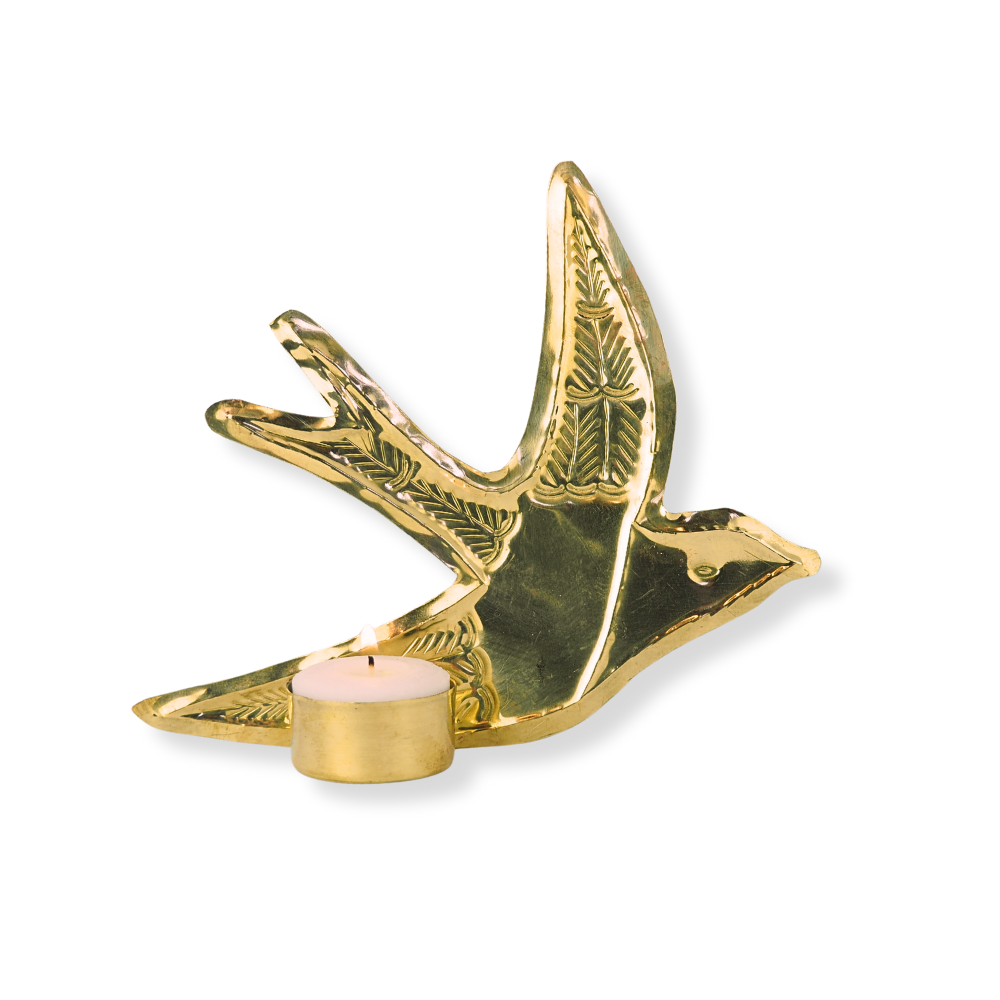 Marokkaanse waxinehouder vogel