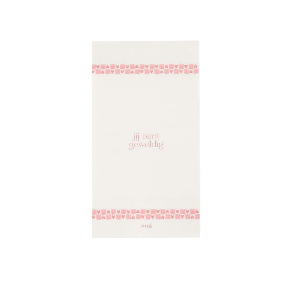 napkins retangle love