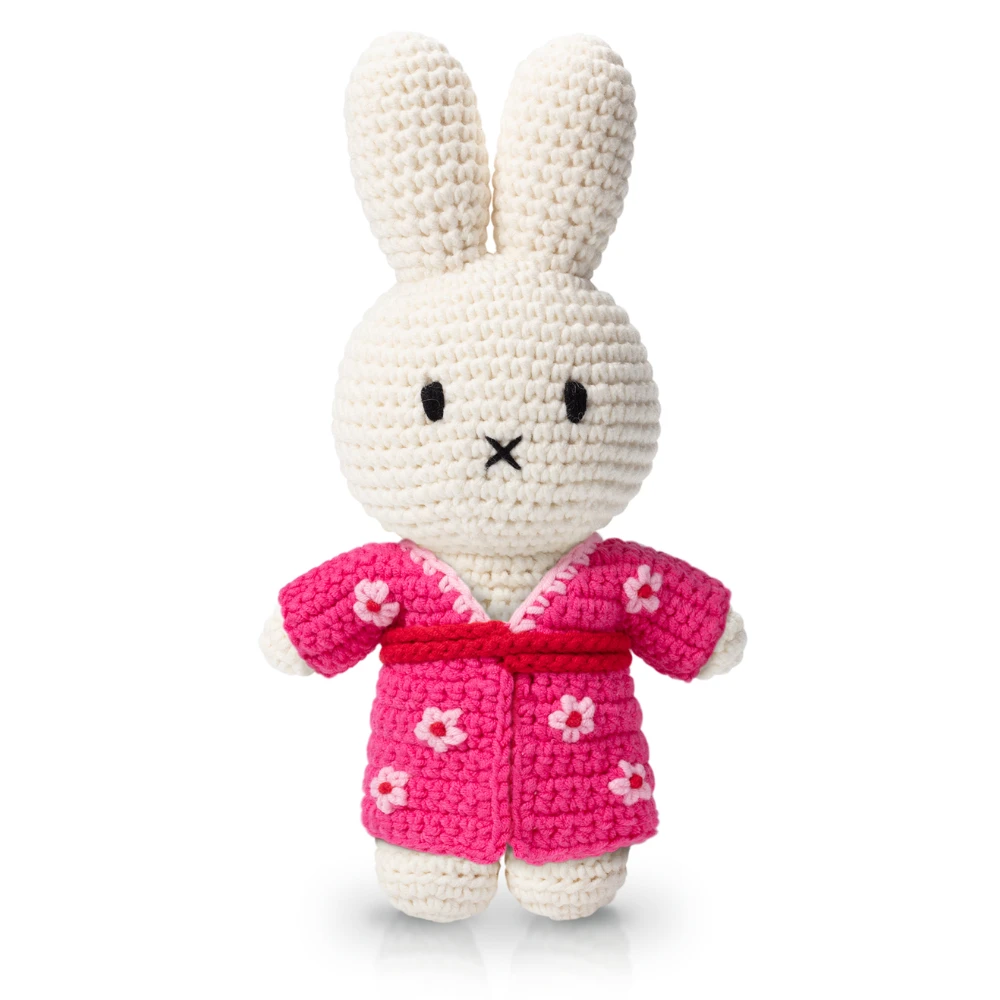 Nijntje roze kimono met bloemen