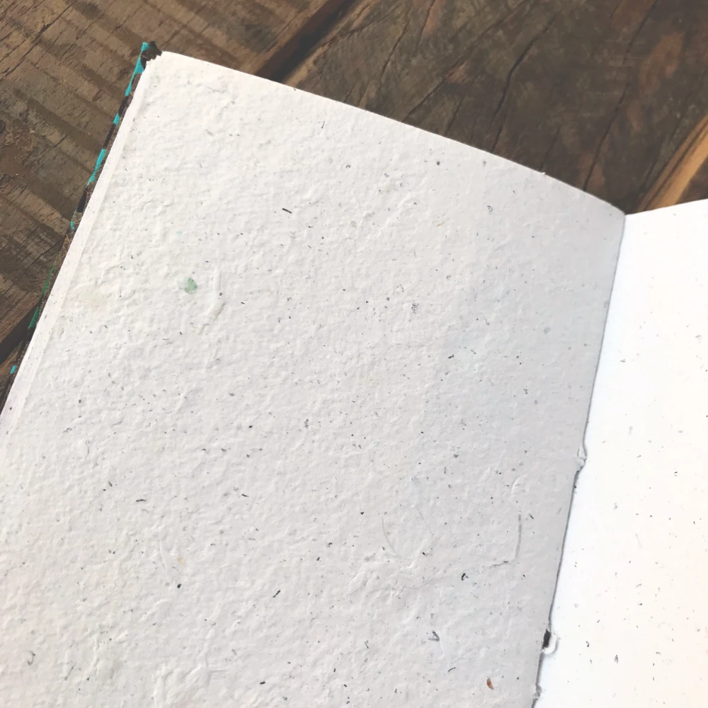 Notitieboek gerecycled en handgeschept papier