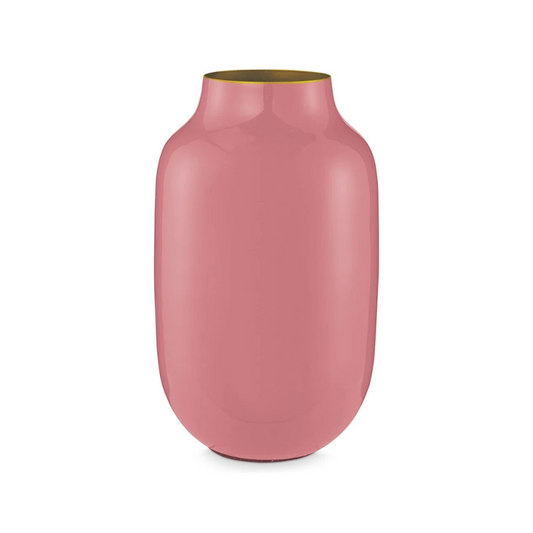 vaas ovaal metaal oud roze