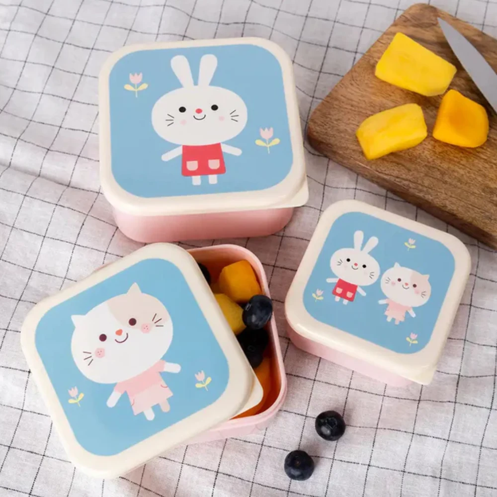 set 3 snackdoosjes Lottie and friends