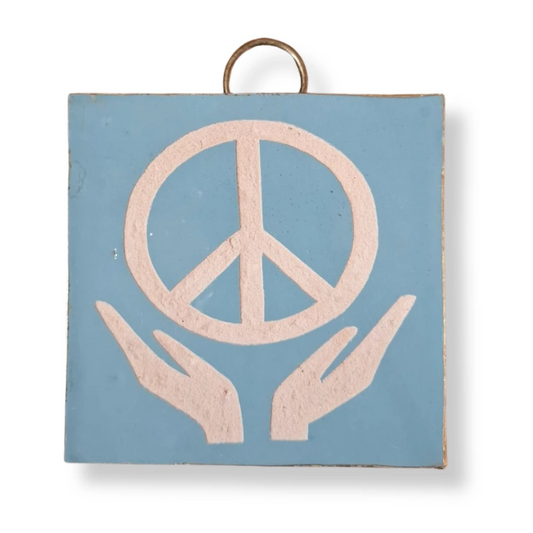 tegel Marokko groot Peace Sign met handen