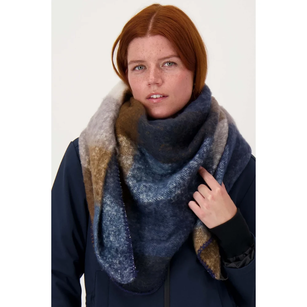 triangle sjaal met ruit